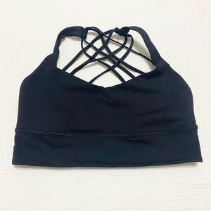 Lululemon Free to Be Bra Wild Long Line Black